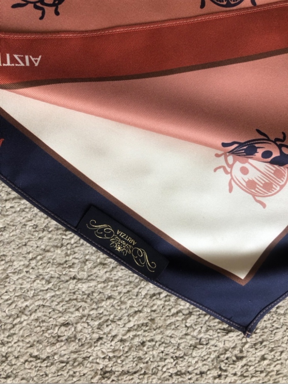 Aritzia Large Silk Scarf. NWT. - Picture 5 of 8